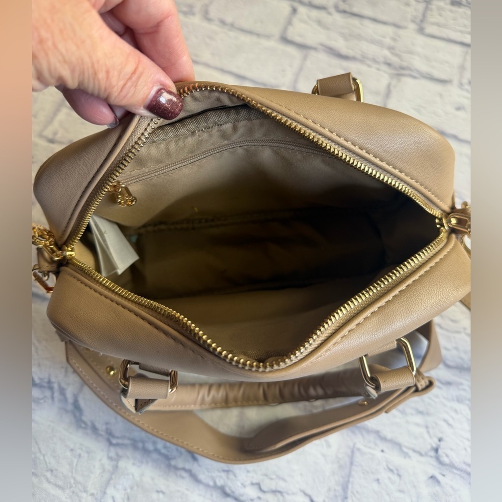 Valentino Orlandi Beige Quilted Crossbody Bag - Picture 12 of 15